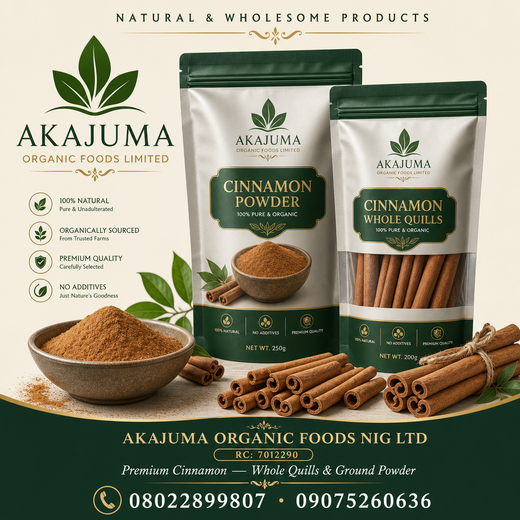 Cinnamon — bulk agricultural export from Nigeria Premium Nigerian Cinnamon for export